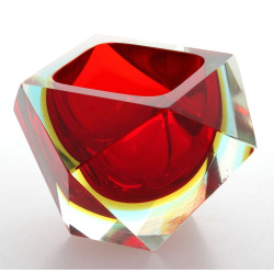 Vase ou coupe vide-poche "Sommerso" en v