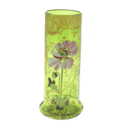 LEGRAS - Vase forme "Nancy", vase tube à