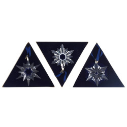 SWAROVSKI - 3 décorations de NOEL en BO