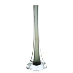 Vase soliflore "Sommerso" en verre trans