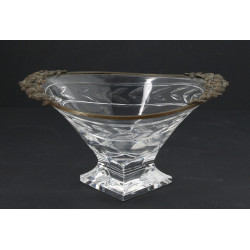 Petite coupe sur piédouche en cristal mo