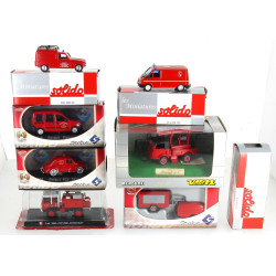 Lot de véhicules de pompiers 1/43 Solido