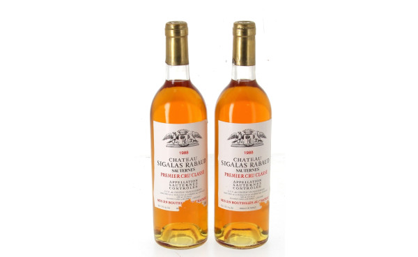 SAUTERNES 1er Cru Classé - 2 B Ch Sigala