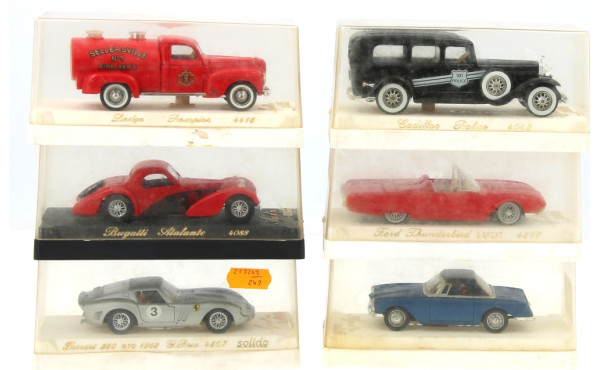 SOLIDO Age d'Or - 6 voitures 1:43 sous e