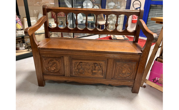 Banc coffre néo breton L. 112 cm