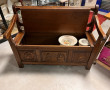 Banc coffre néo breton L. 112 cm