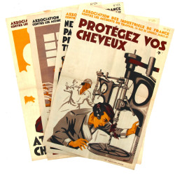 OLIVIER - 4 affiches préventive ASSOCIA