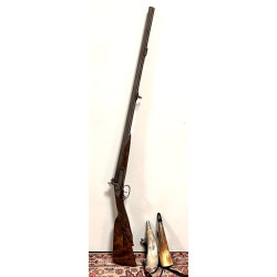 Fusil de chasse à chiens crosse sculptée