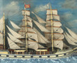 DIORAMA - Trois-mâts carré "Le Guillota"