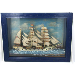 DIORAMA - Trois-mâts carré "Le Guillota"