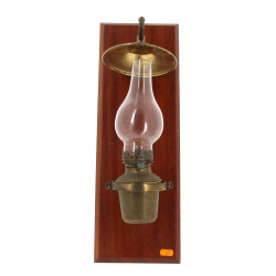 Lampe de marine à cardan avec son verre,