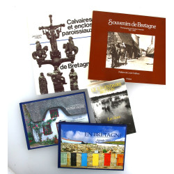 Thème BRETAGNE - Lot de 3 ouvrages : 1) 