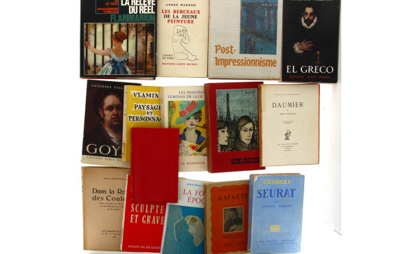 Thème ART - Lot de livres dont "Post-imp