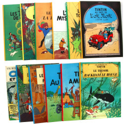 TINTIN - Lot de 11 BD rigide, éd° imprim