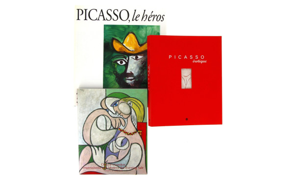 PICASSO - Lot de 3 ouvrages : "Picasso é