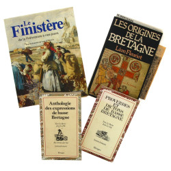 Thème BRETAGNE - Lot de 4 ouvrages : 1) 