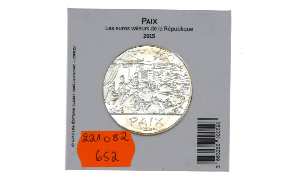 FRANCE - Astérix et la Paix, pièce de 50