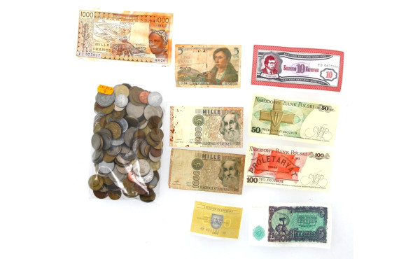 Vrac de monnaie en métal France et pays