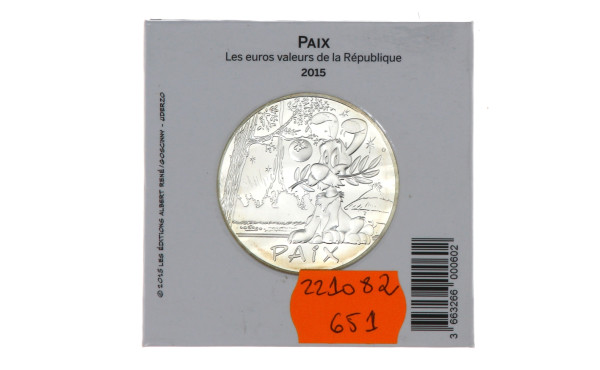 FRANCE - Astérix et la Paix, pièce de 50