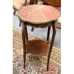 Sellette de tyle Louis XV en bois de pla