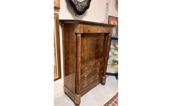 Secrétaire à abattant XIXème, style Empi