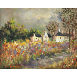 Katherine LIBROWICZ (1912-1991) "Paysage