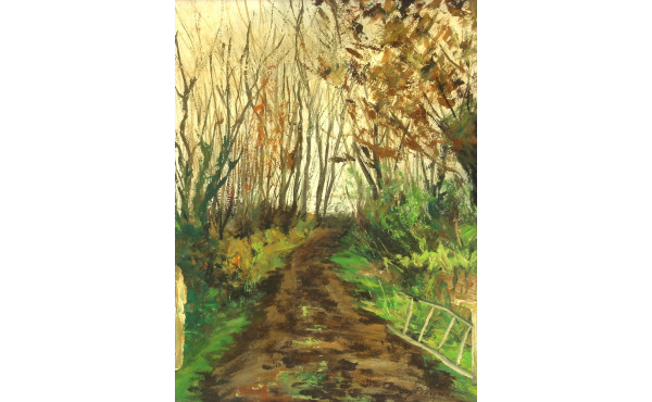 Guy PENNAMEN (Xxe) "Chemin dans les arbr