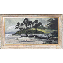 Jean-Pierre LE BRAS (1931-2017) "Bord de