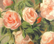 M.LOZACH (Xxème) "Bouquet de roses au va