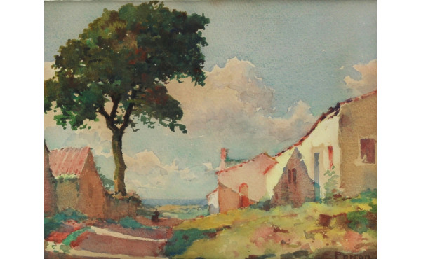 Charles Clément PERRON (1893-1958) "Pays