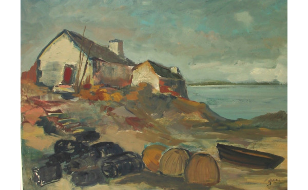 Willy BINDELS (1908-1963) "Les casiers d