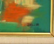 BELLINI (Xxe) "Bouquet coloré", huile su