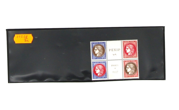 FRANCE n°348 à 351 bloc Pexip neuf cote 