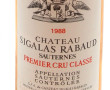 1 B Ch Sigalas Rabaud 1988 SAUTERNES 1er