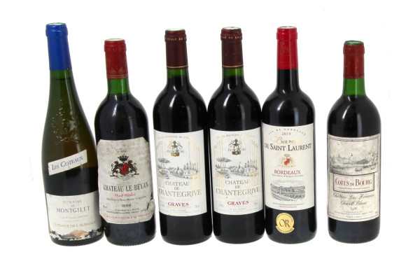 Lot de 6 B : 2 B Ch de Chantegrive Grave