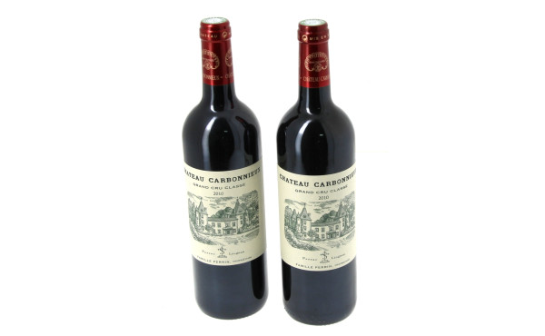 2 B Ch CARBONNIEUX 2010 cru classé de G