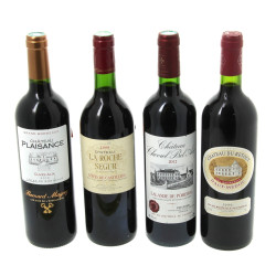 Lot de 4 bouteilles: - HAUT MEDOC Ch du