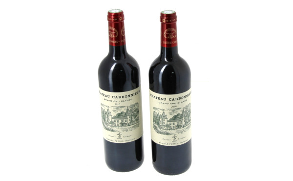 2 B Ch CARBONNIEUX 2010 cru classé de G
