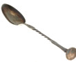 Cuillère ancienne à médicament, en argen