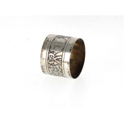 Anneau de serviette en argent 800ème, po