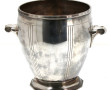 Seau à champagne ART DECO en métal argen