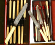 Lot de couteaux anciens : 9 couteaux de 