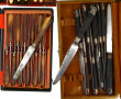 Lot de couteaux anciens : 9 couteaux de 