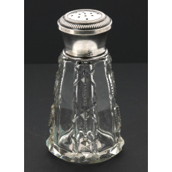 Saupoudreuse en cristal taillé et boucho