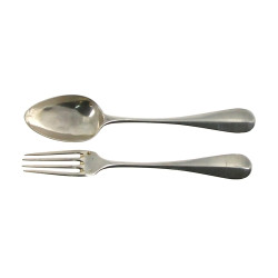 Couvert d'enfant en argent, poinçon mine