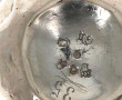 Timbale XVIIIème en argent, gravée d'arm