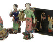 CHINE Xxème - Coffret à bijoux en laque 