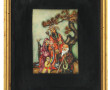 CHINE "Personnages dans un paysage", pei