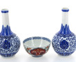 CHINE - Paire de petits vases chinois en