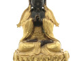 GUANYIN en position méditative, les main